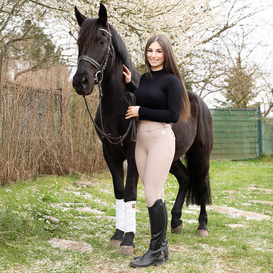 Reitleggings in beige