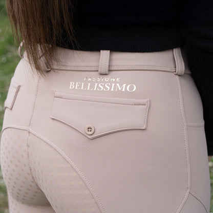 Reitleggings in beige