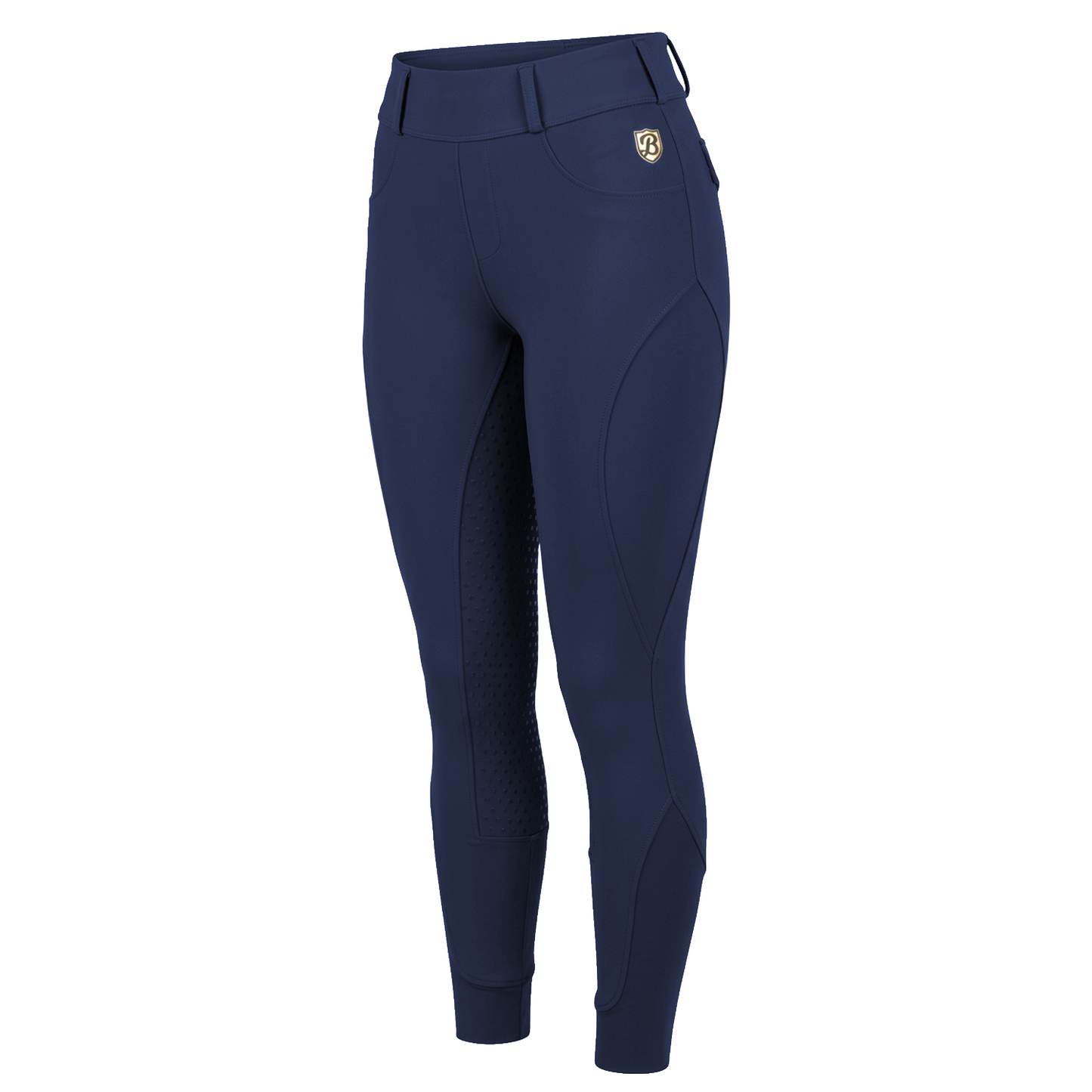 Reitleggings in navy blau