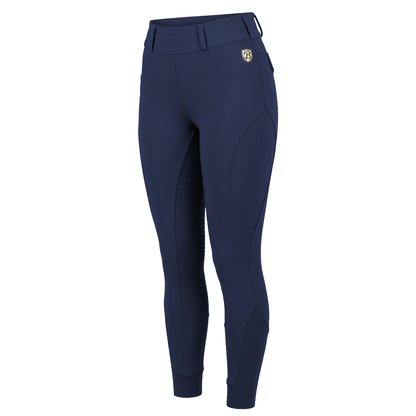 Reitleggings in navy blau