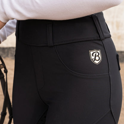 Reitleggings in schwarz
